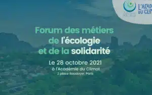 forum métiers écologie et solidarité