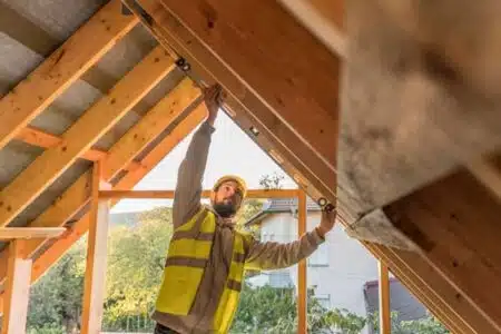 ouvrier en écoconstruction