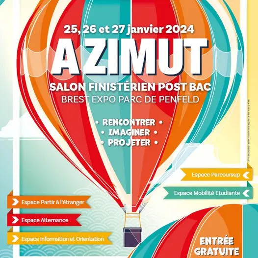 affiche salon orientation azimut 2024