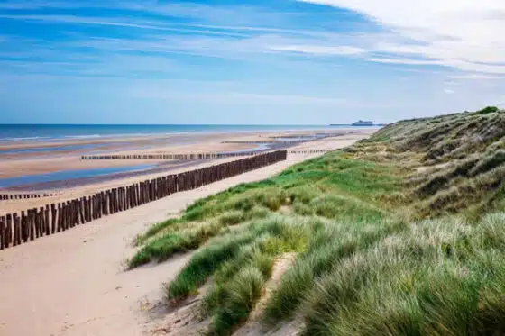 plage du littoral de Normandie