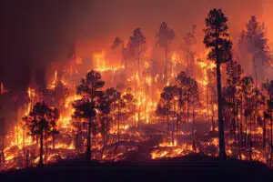 risques incendie de forêt