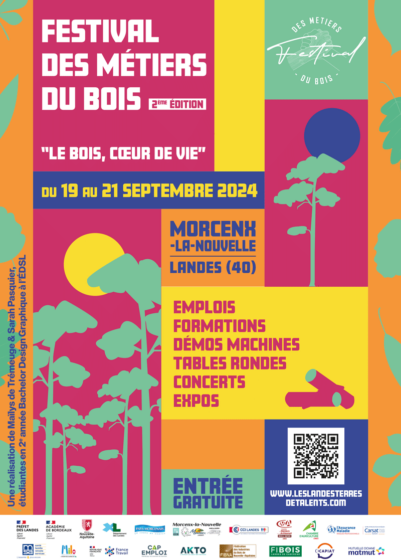 affiche festival du bois 2024