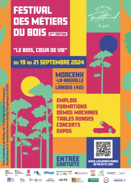 affiche festival du bois 2024