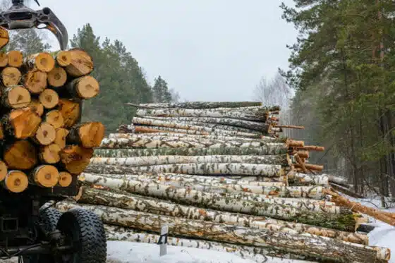 engins de chantier pour bûcheron
