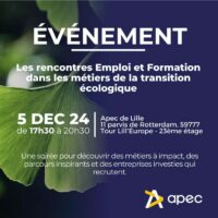 job dating transition écologique rencontres transition écologique