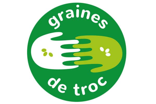 logo de graines de troc qui défend la permaculture