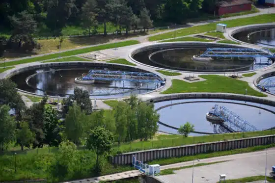 station d'épuration pour traiter les ressources en eau