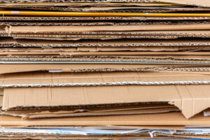 le carton, bon exemple de recyclage des déchets