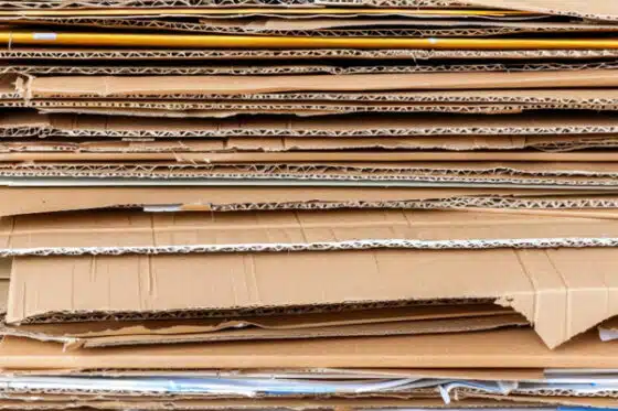 le carton, bon exemple de recyclage des déchets
