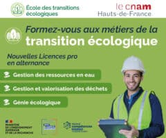 Cnam formations transition écologique