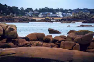 Côte bretonne Trégastel en Bretagne