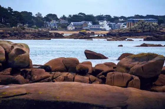 Côte bretonne Trégastel en Bretagne