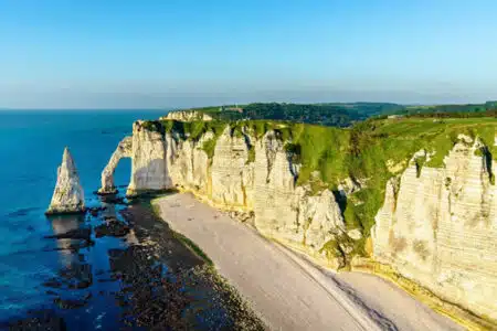 falaises d'Étretat en Normandie