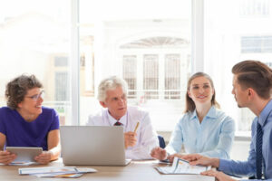 réunion de management public et développement durable