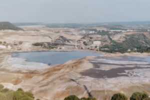 Site de l'ancienne mine de Salsigne en 1998